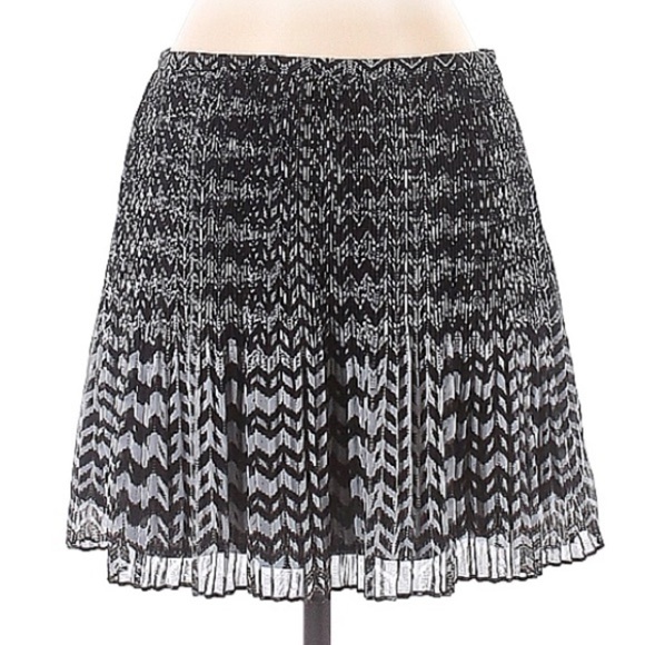 Madewell pleated a line bohemian print mini skirt women’s 2 lined small - Picture 2 of 7